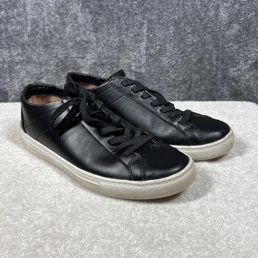 BYLT Everyday Shoes Mens Size 11 Black Leather Sneaker Casual Cushioned